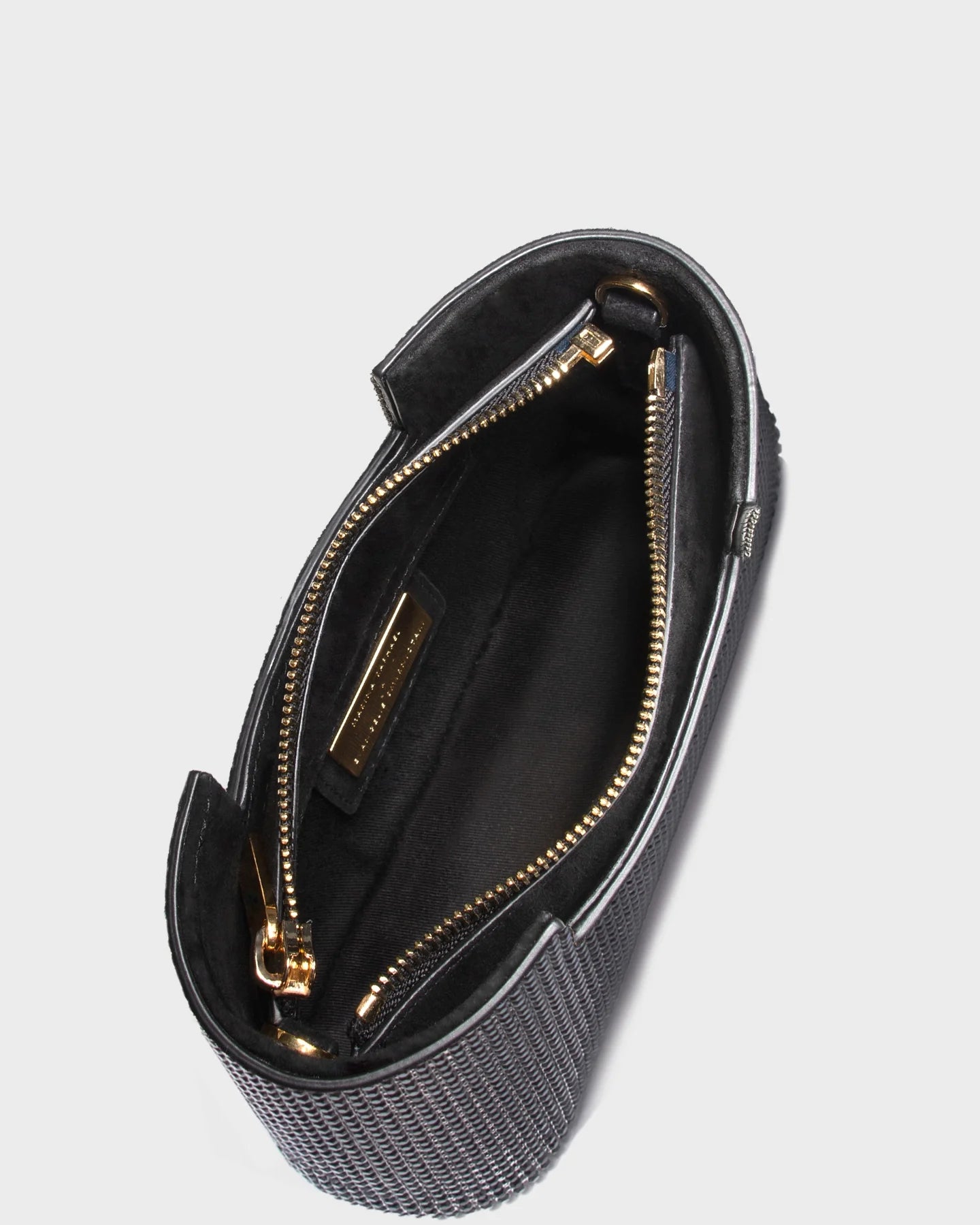 Evangelie In Black Black With Chain top view
