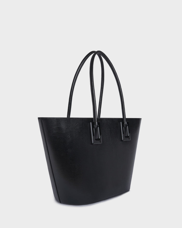 Everywhere In Black Lizard-effect three quarter view