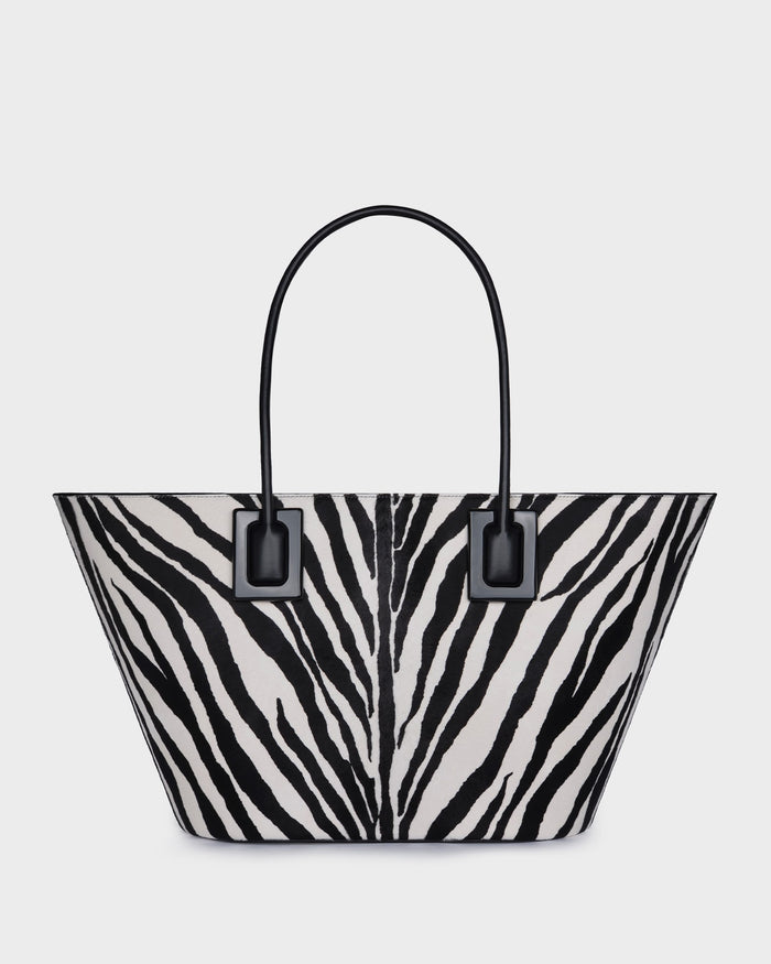Everywhere In Zebra-effect Calf Hair straight view