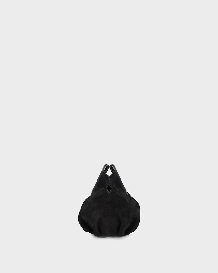 Georgia Micro In Black Suede side view