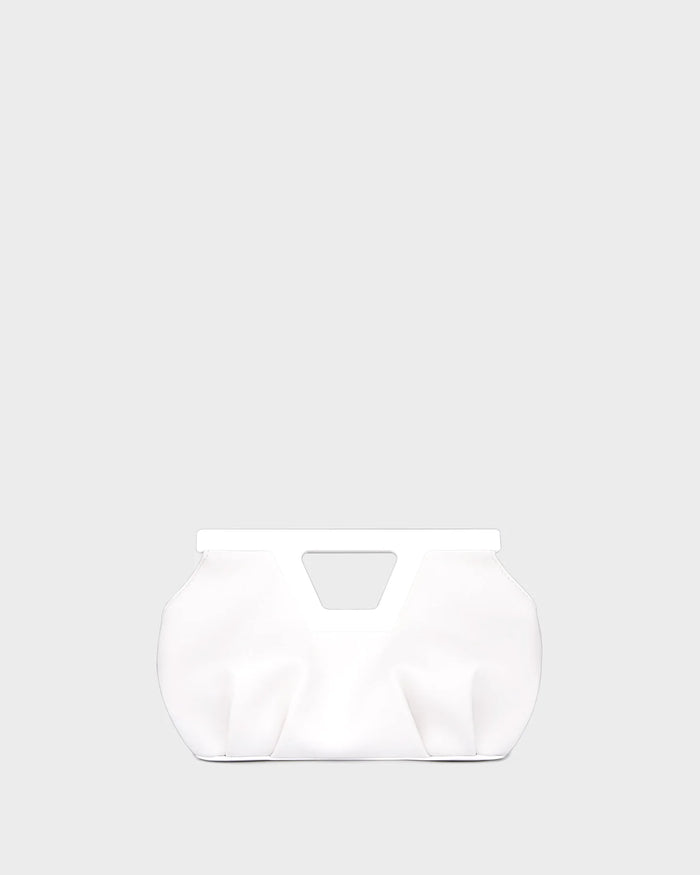 Georgia Micro In White Leather straight view