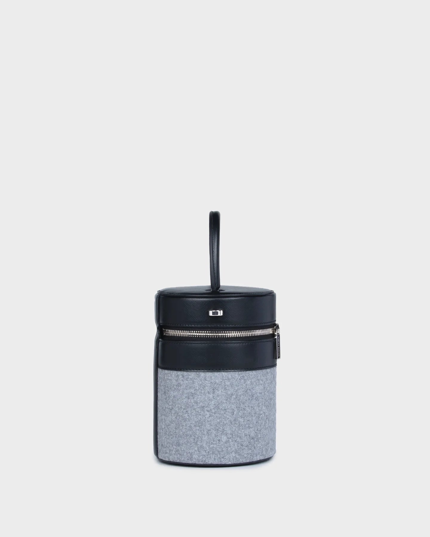 Leah In Grey Wool side view