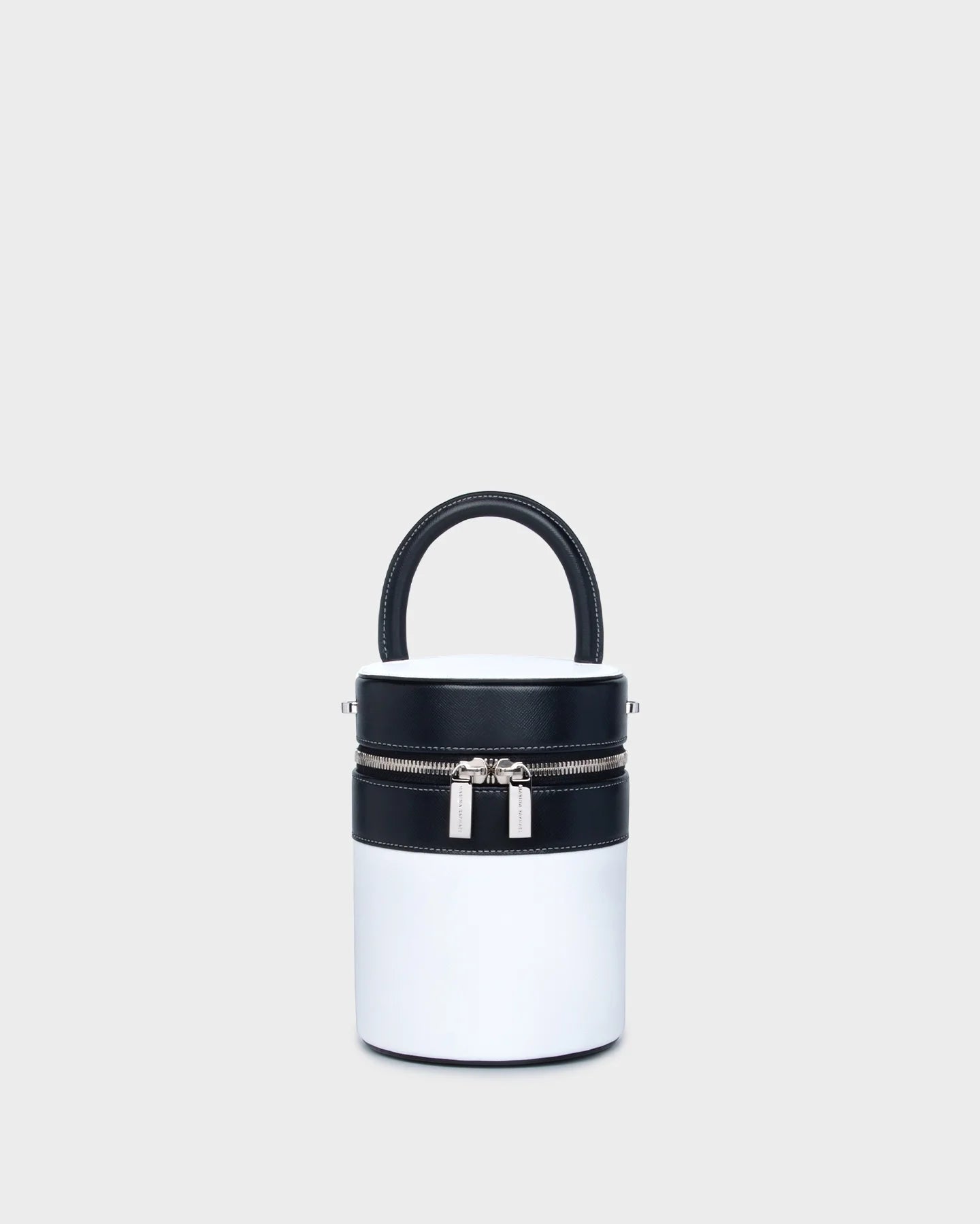 Leah In White Saffiano straight view