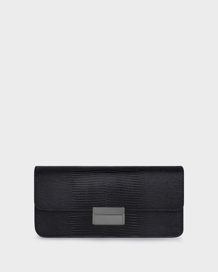 Luna In Black Lizard-effect straight view