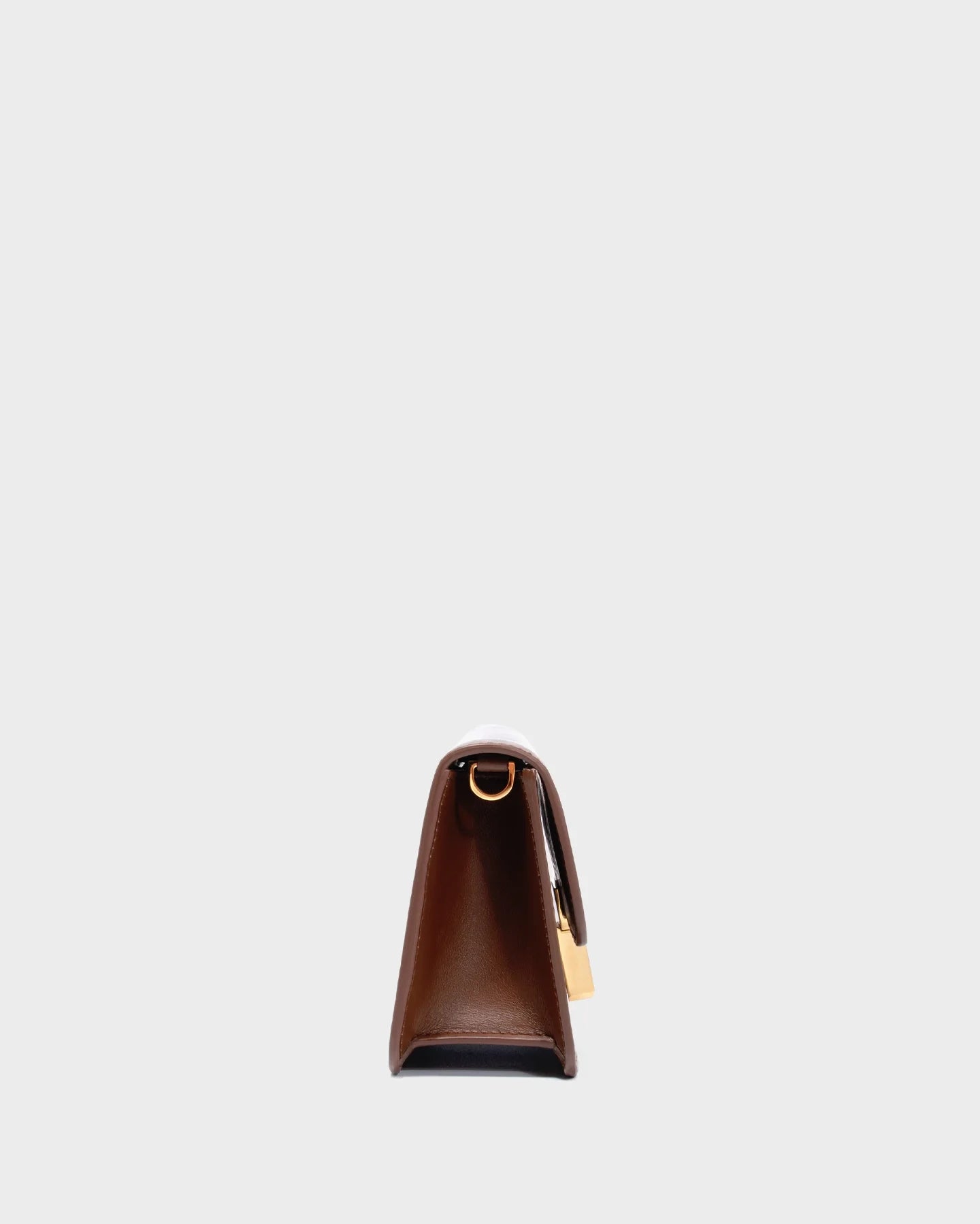 Luna In Brown Leather side view