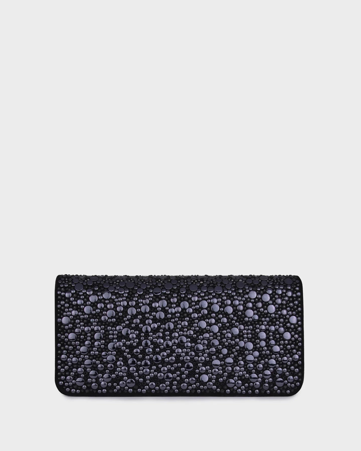 Luna In Gunmetal Studs back view