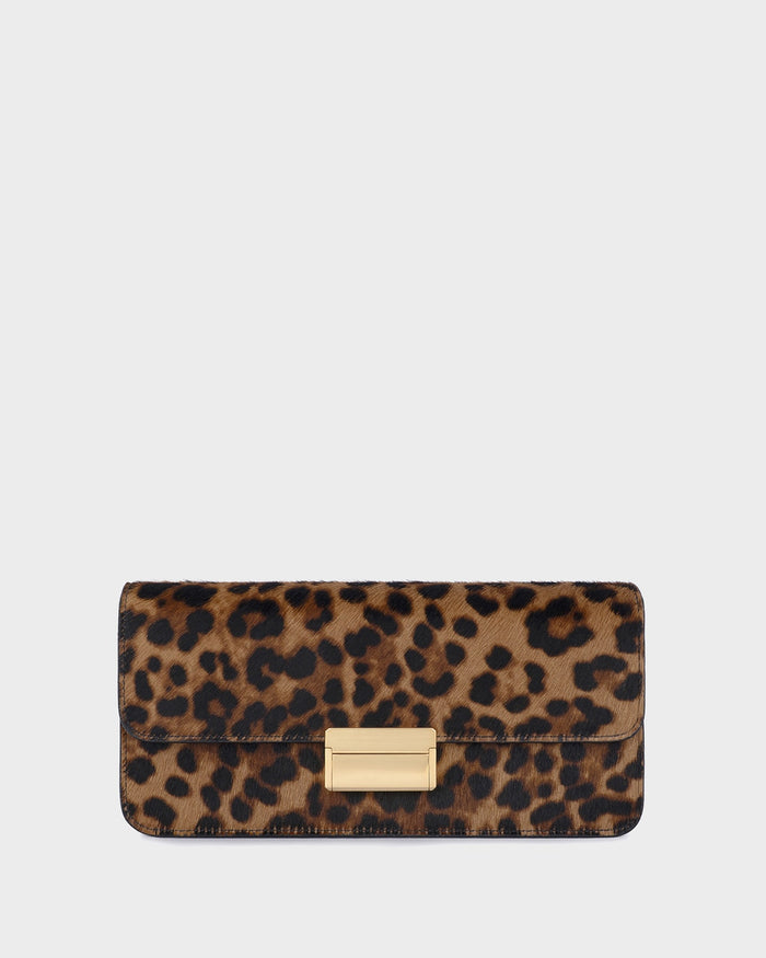 Luna In Leopard-effect Calf Hair straight view