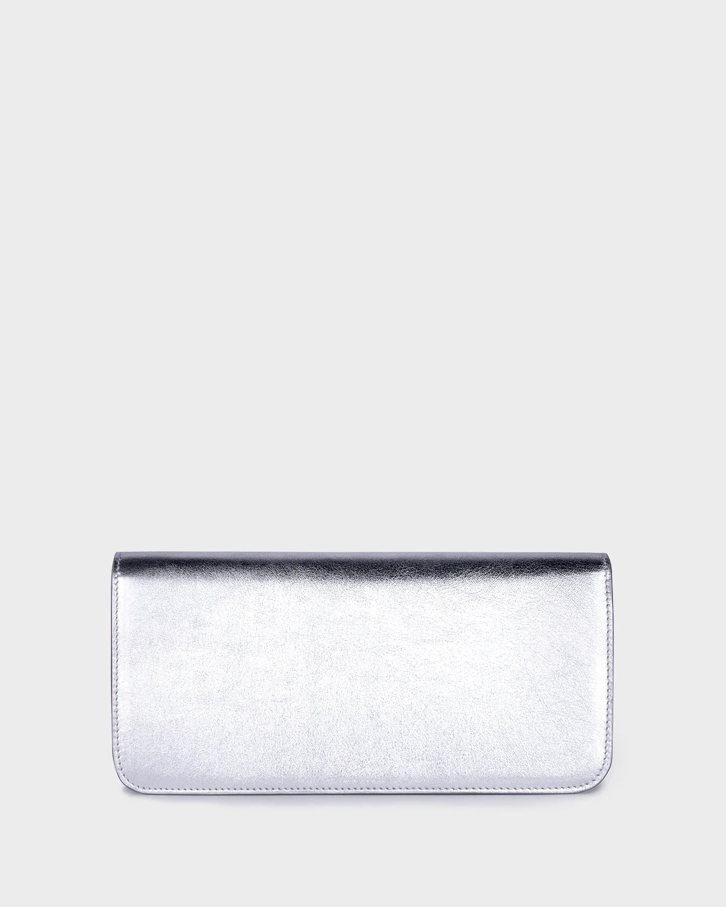 Luna In Silver Leather back view