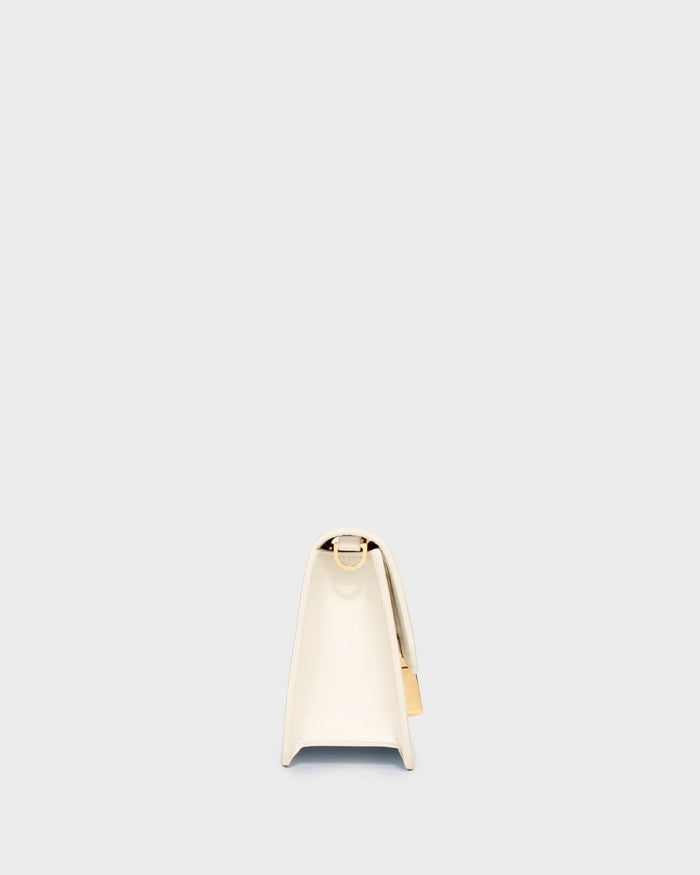 Luna In Cream Leather side view