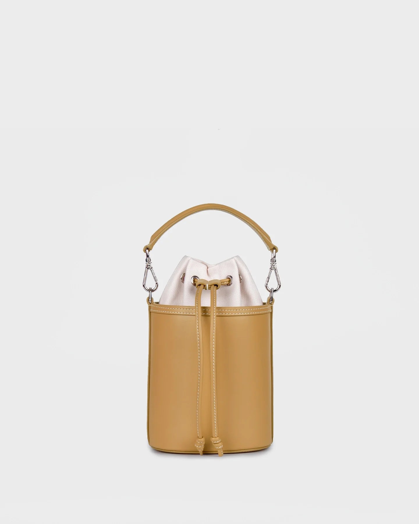 Micro Carina In Champagne Leather straight view