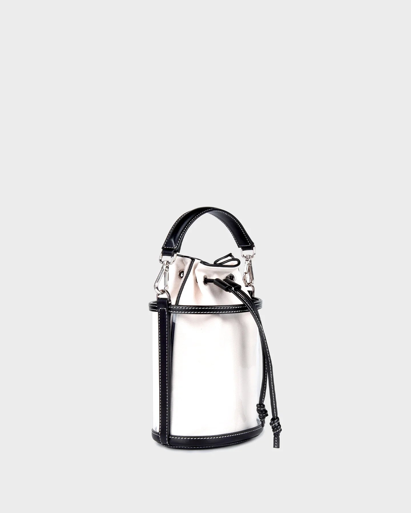Micro Carina In Clear Body And Canvas three quarters view