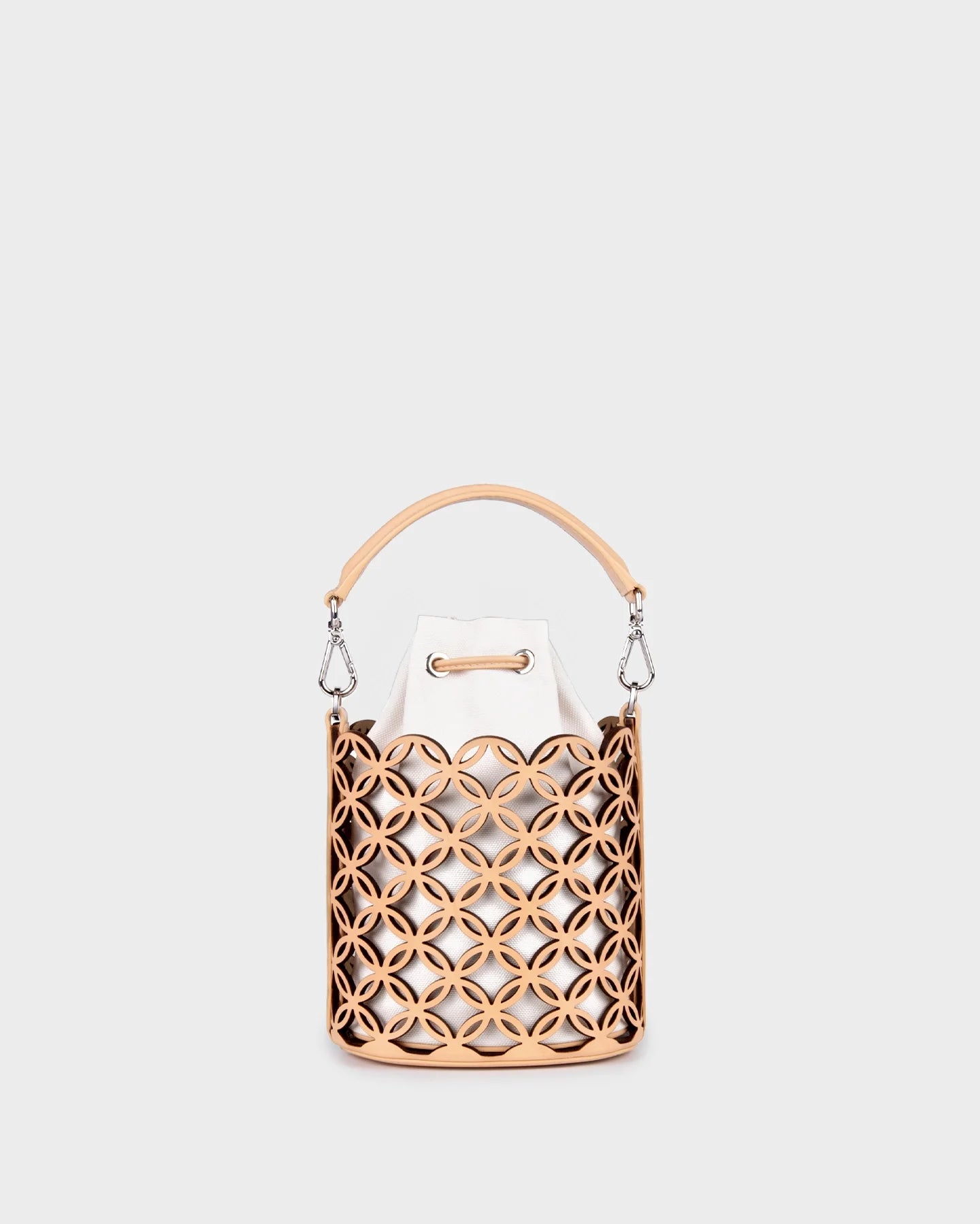 Micro Carina In Laser Cut Leather back view