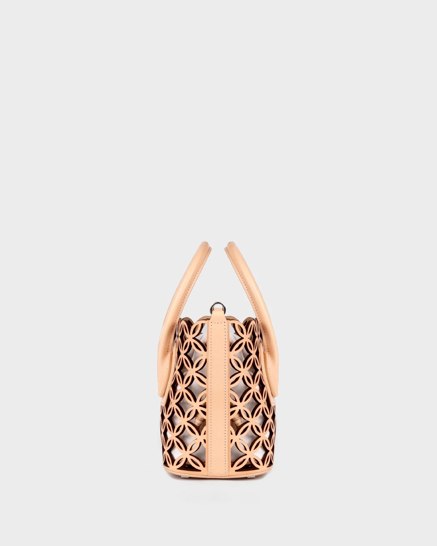Micro Porter In Laser Cut Leather side view