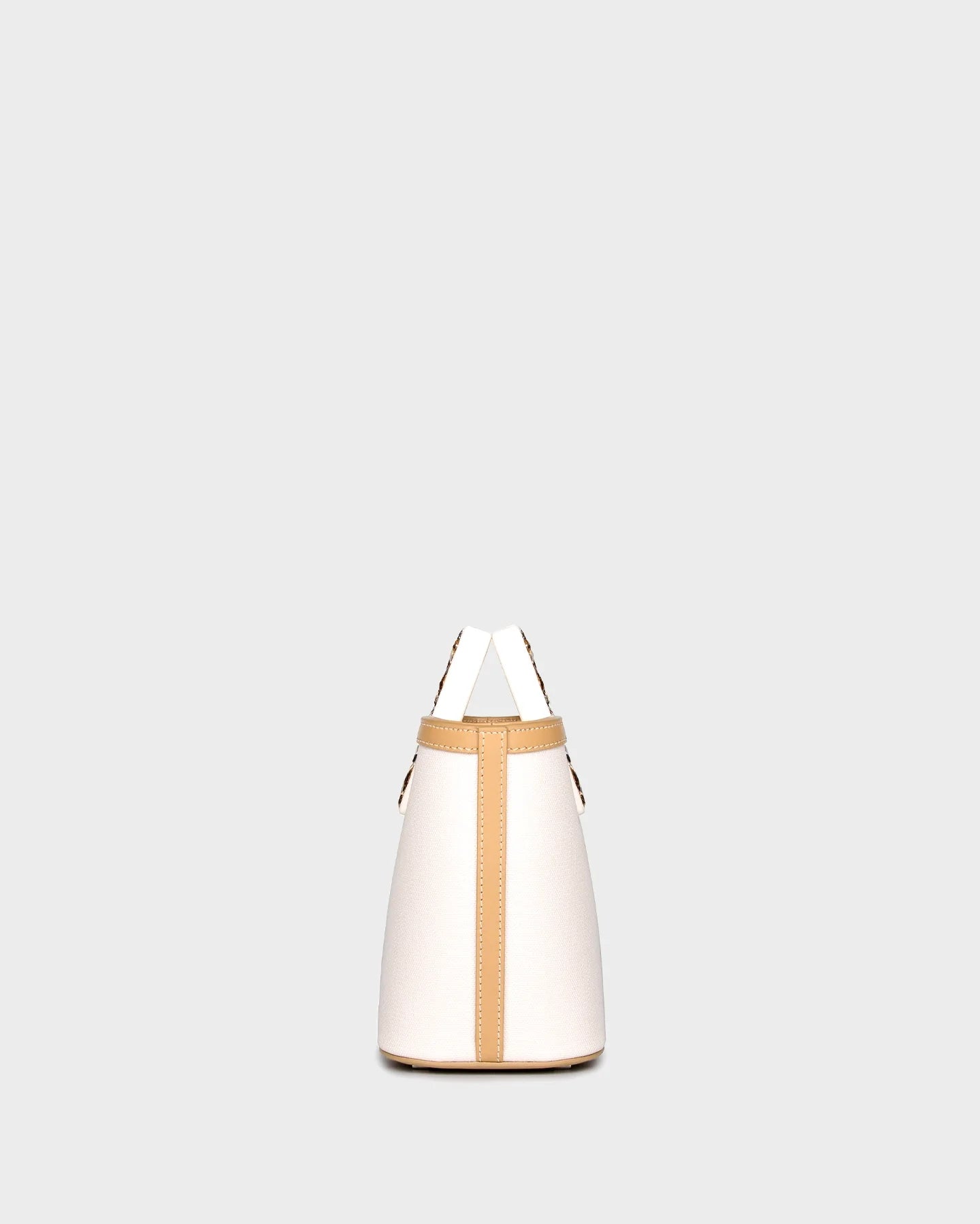 Micro Riviera In Canvas And Ornate Handles side view