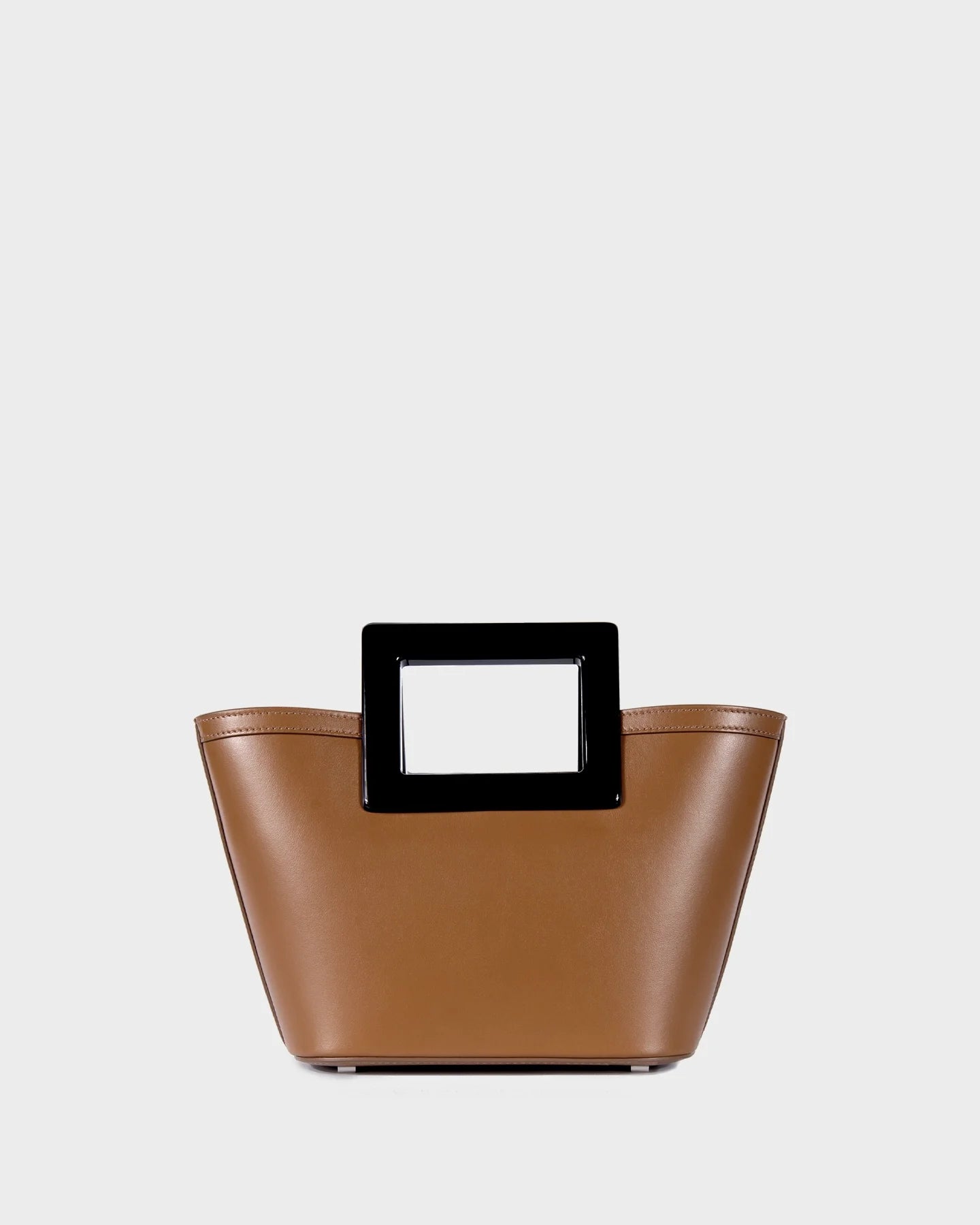 Micro Riviera In Caramel Leather straight view