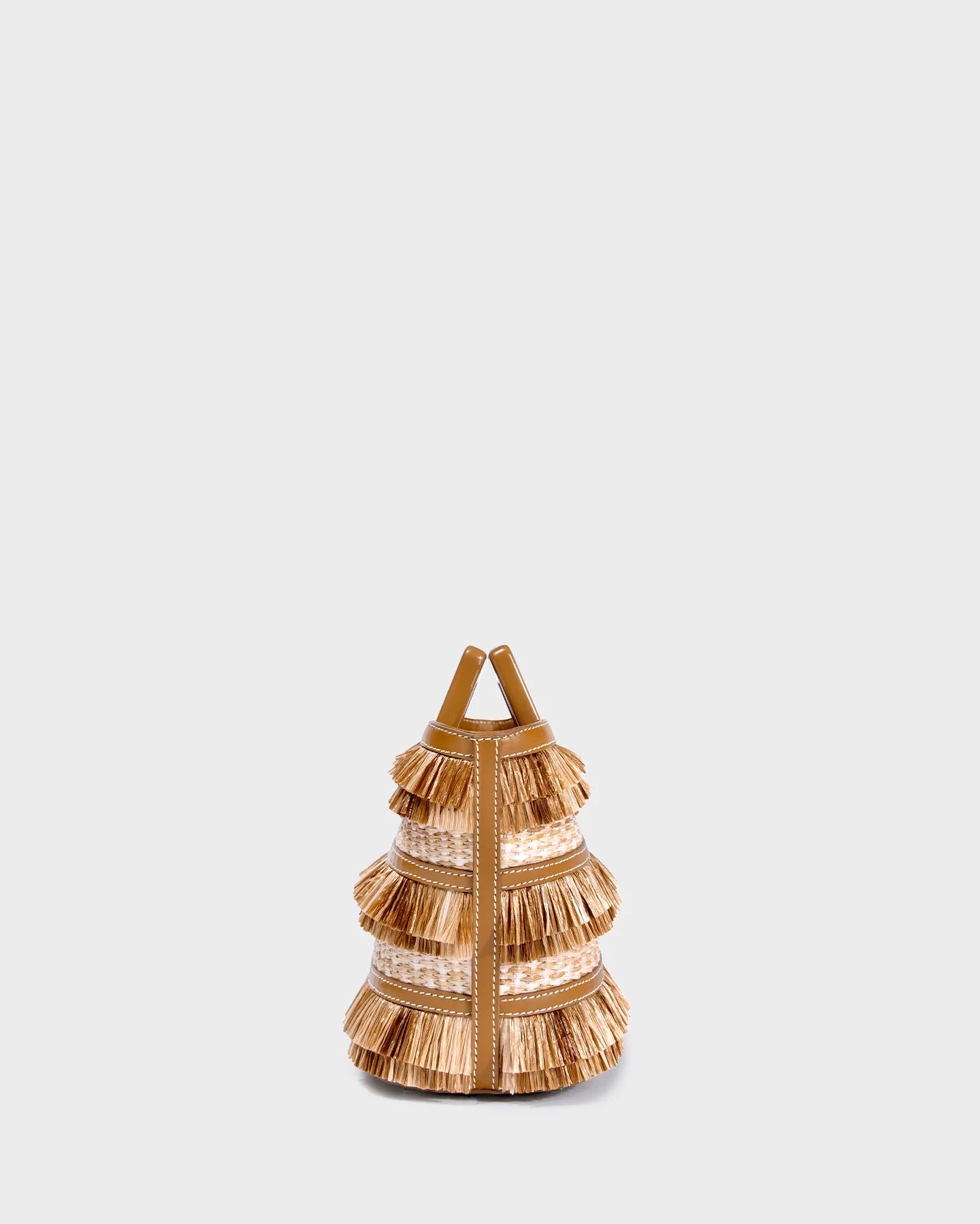 Micro Riviera In Fringe Raffia side view