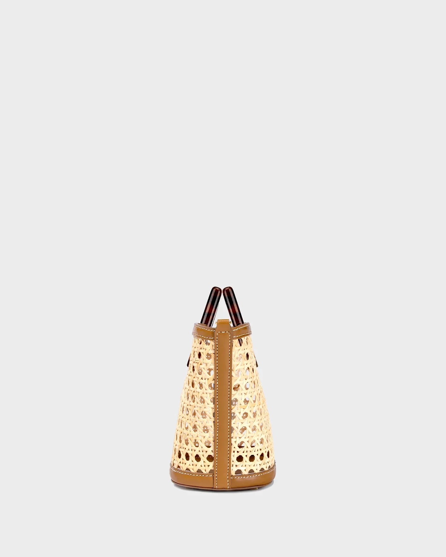 Micro Riviera In Wicker And Tortoiseshell side view