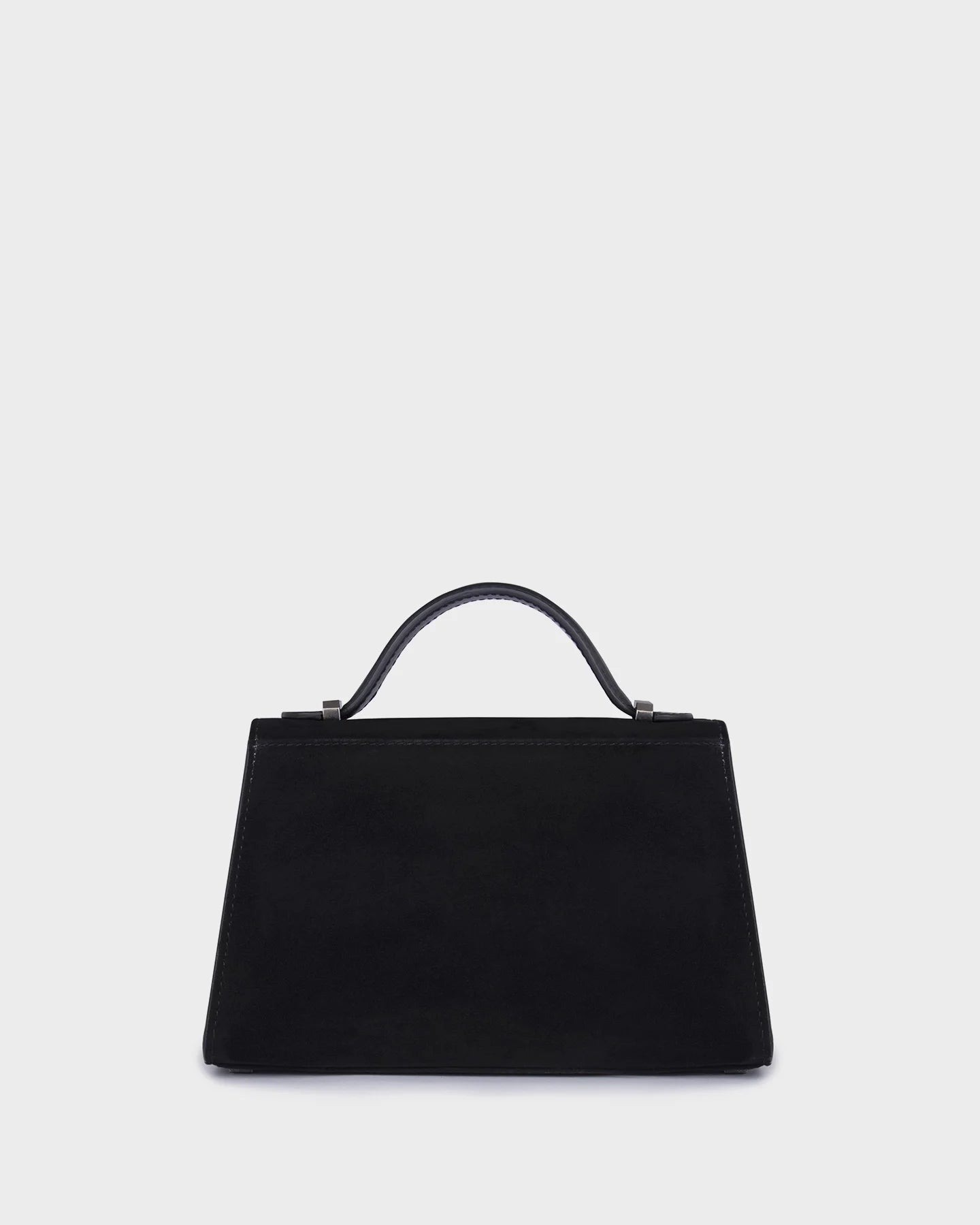 Micro Stella In Black Suede back view