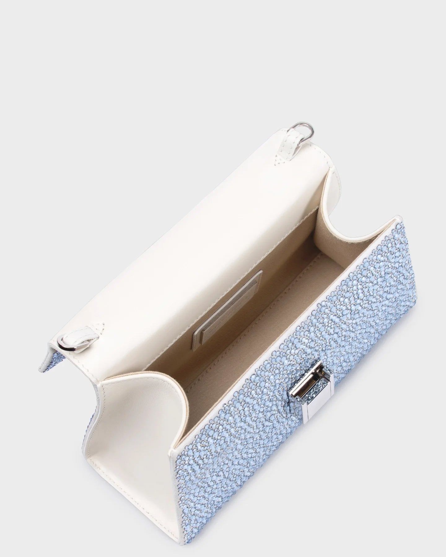 Micro Stella In Blue Crystal top view