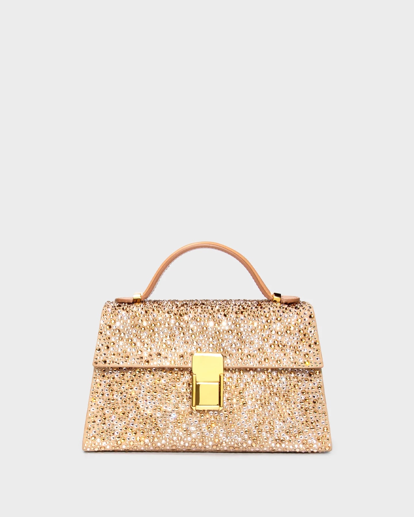Micro Stella In Gold Crystal straight view