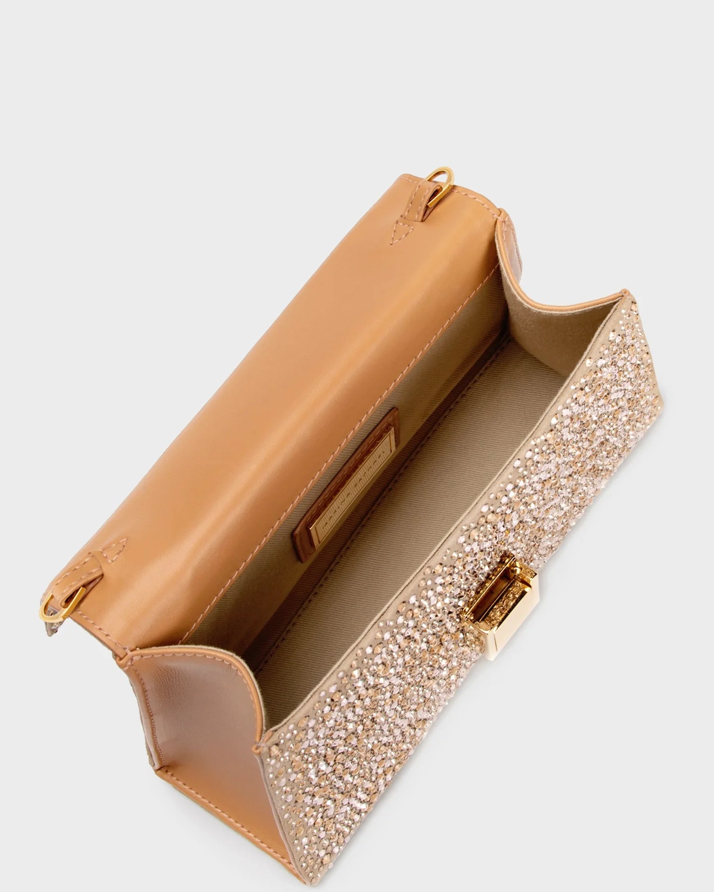 Micro Stella In Gold Crystal top view