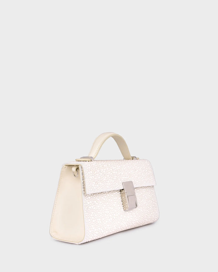 Micro Stella In Pearl three quarters view