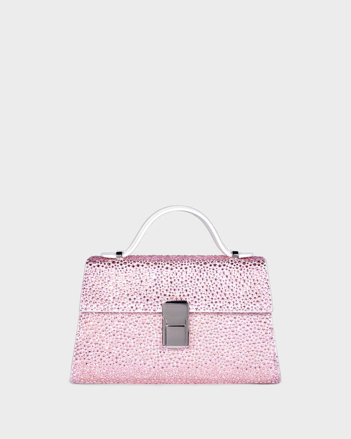 Micro Stella In Rose Crystal straight view