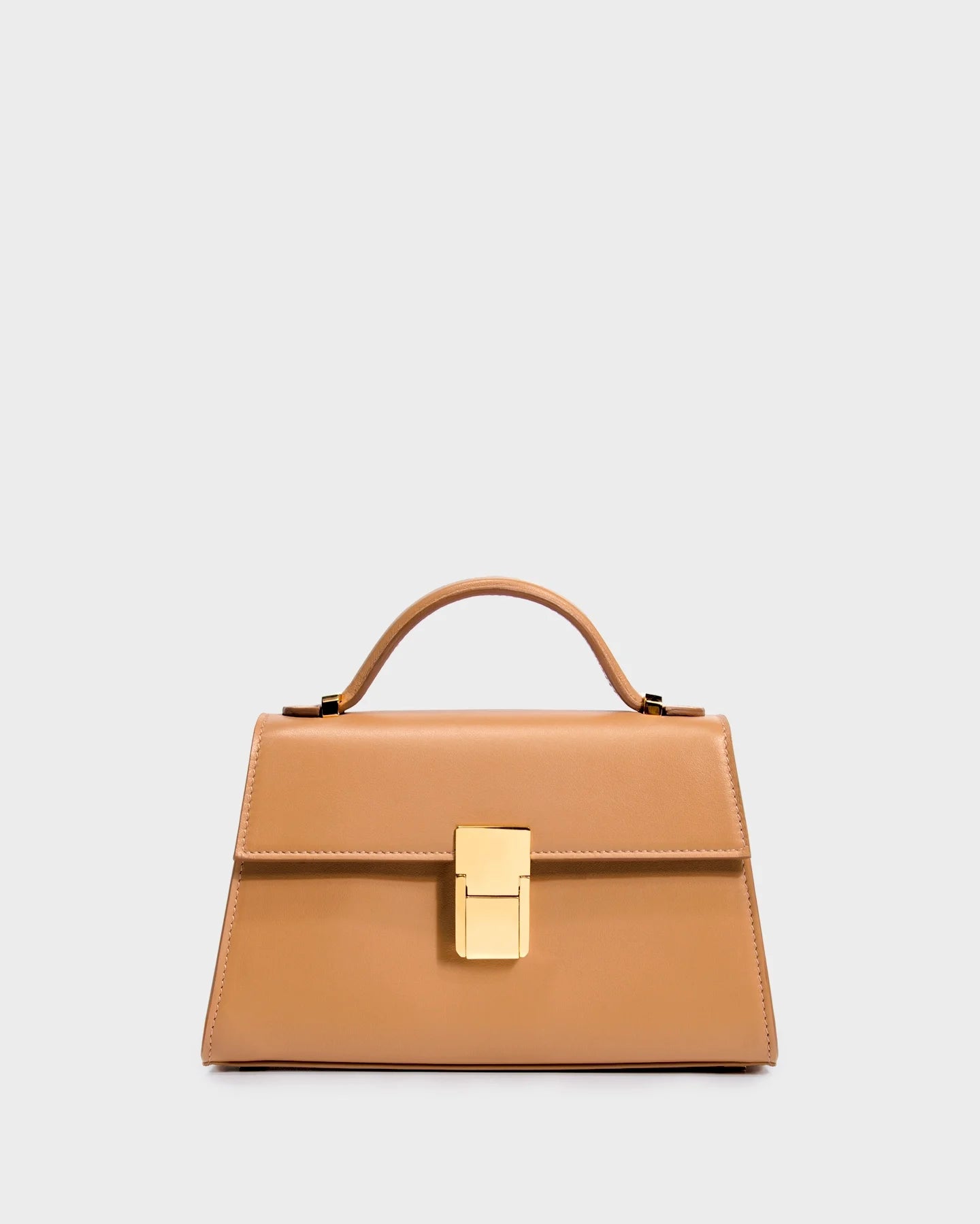 Micro Stella in Sand Leather straight view