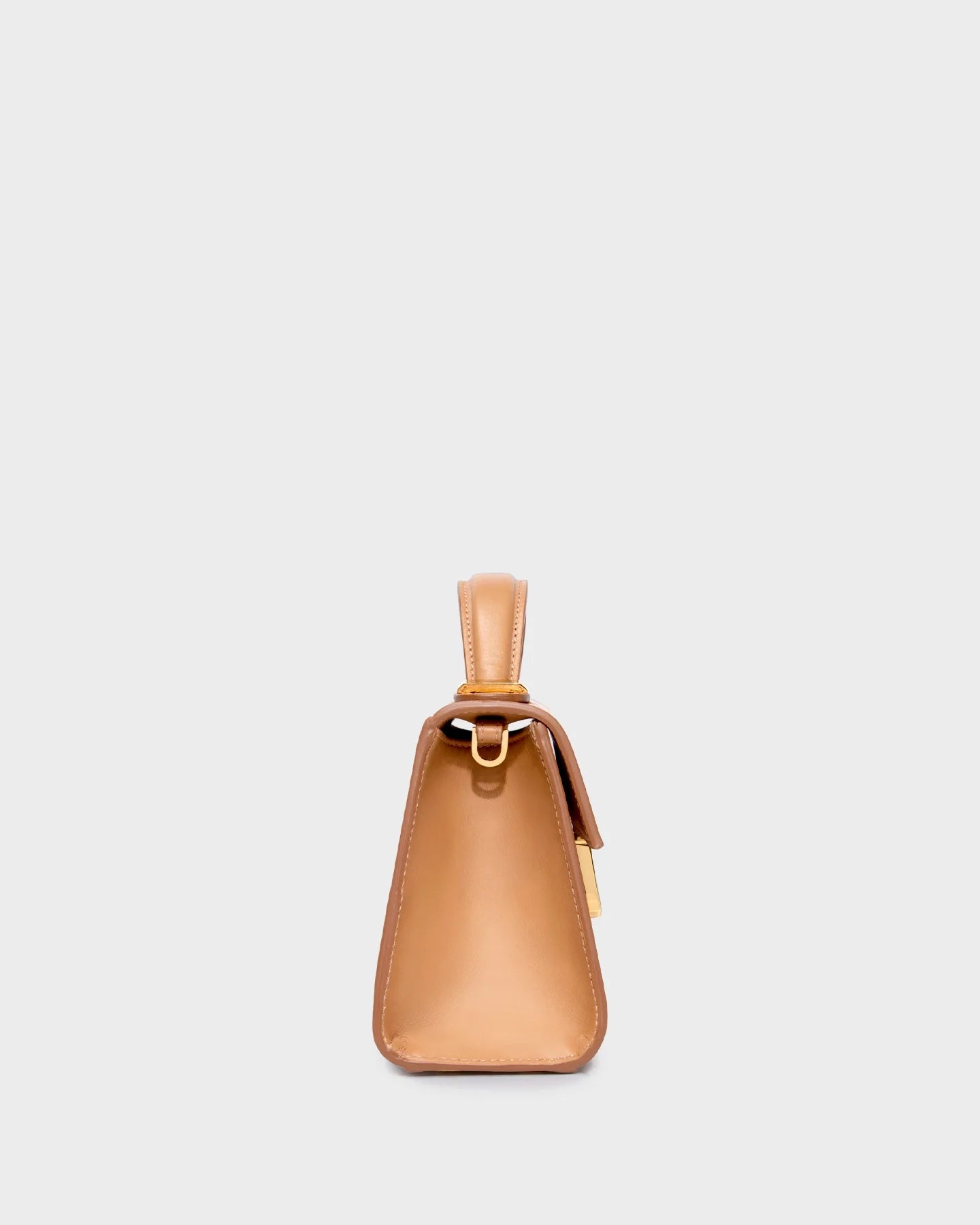 Micro Stella in Sand Leather side view