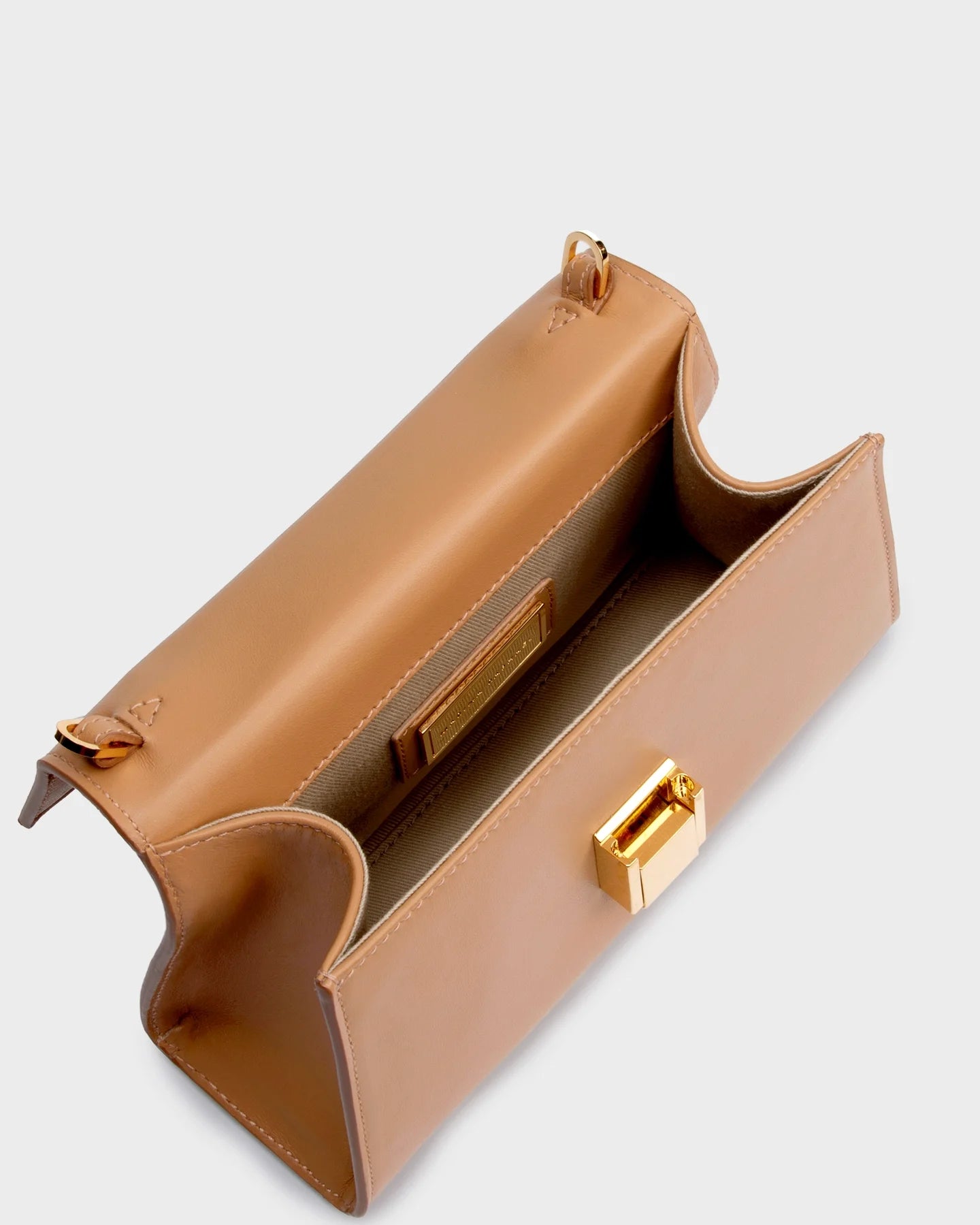 Micro Stella in Sand Leather top down view