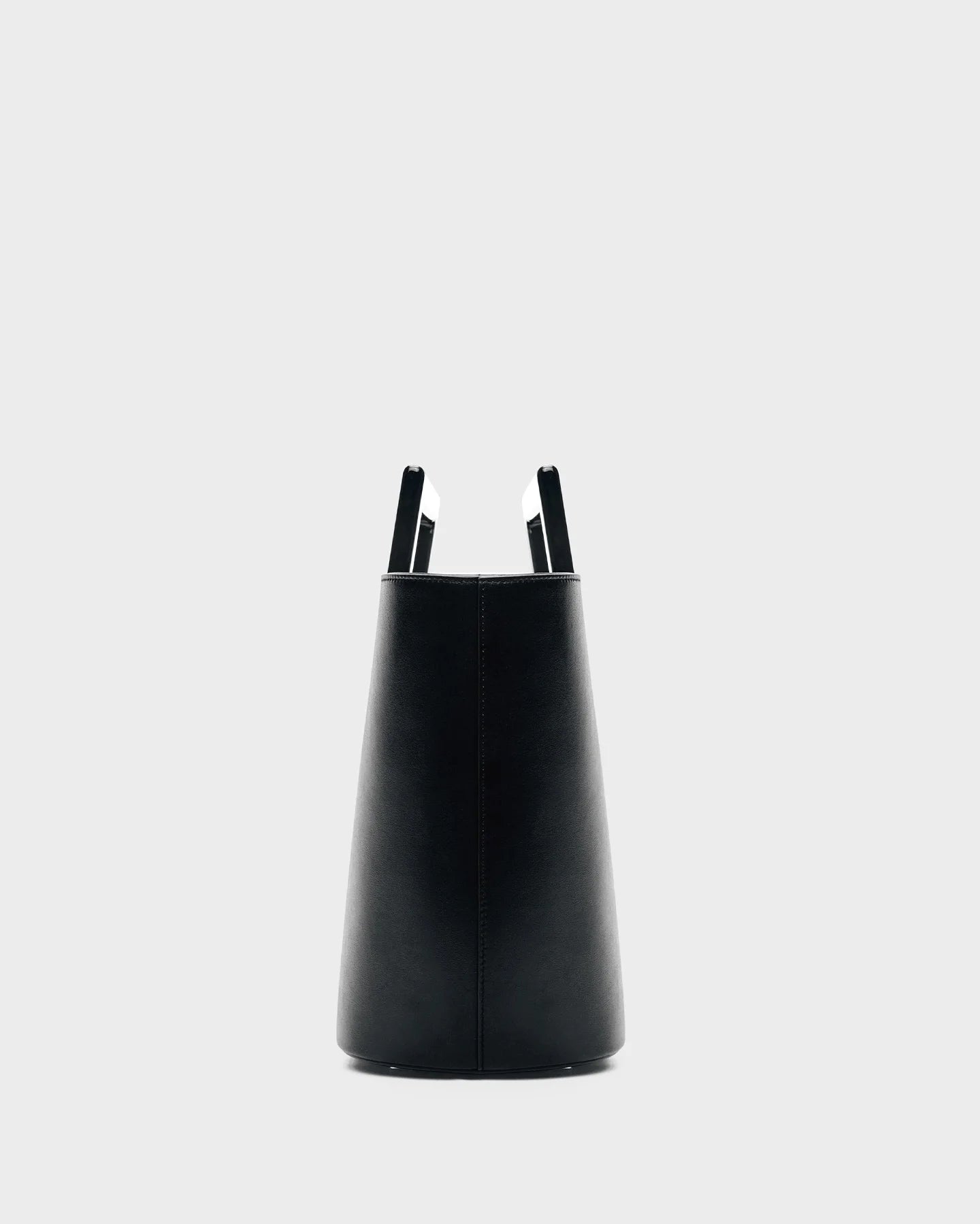 Mini Riviera In Black Leather side view
