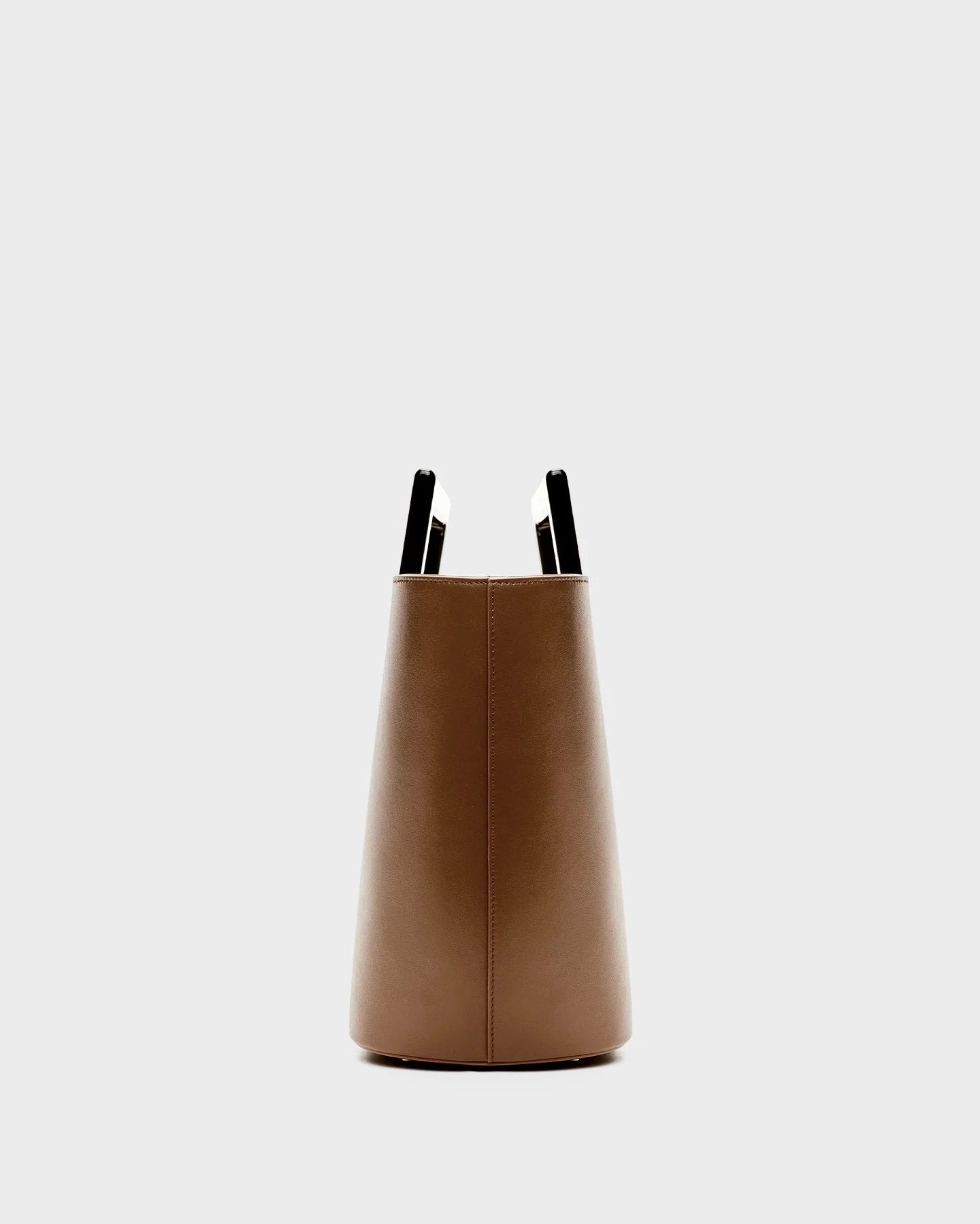Mini Riviera In Caramel Leather side view