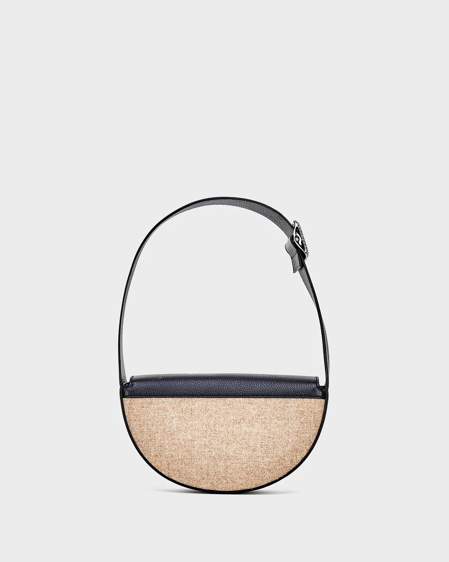 Olivia In Beige Wool back view