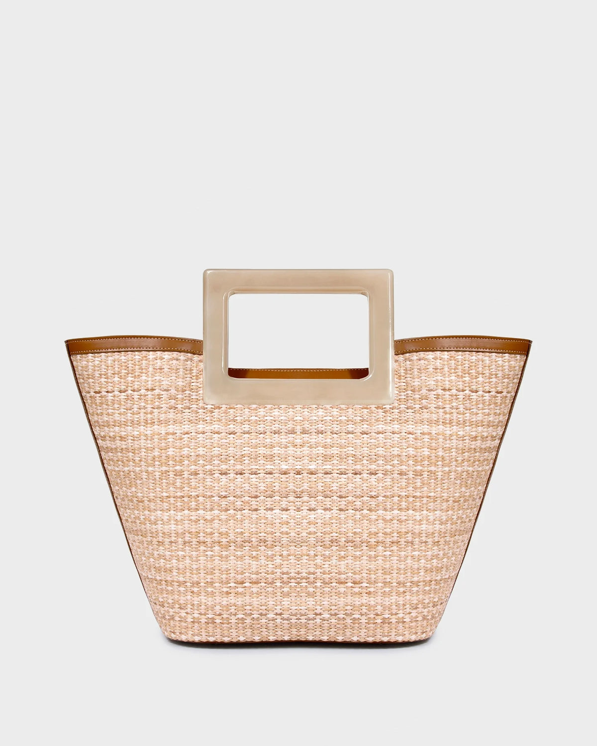 Riviera In Beige Raffia straight view