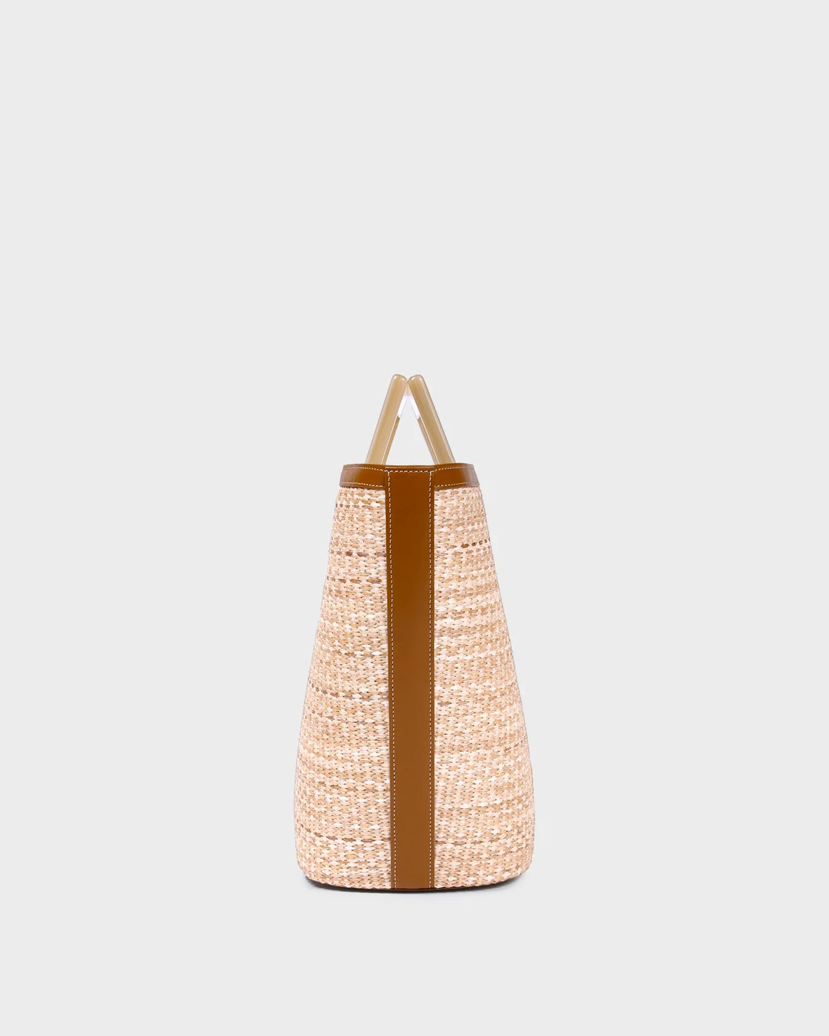 Riviera In Beige Raffia side view