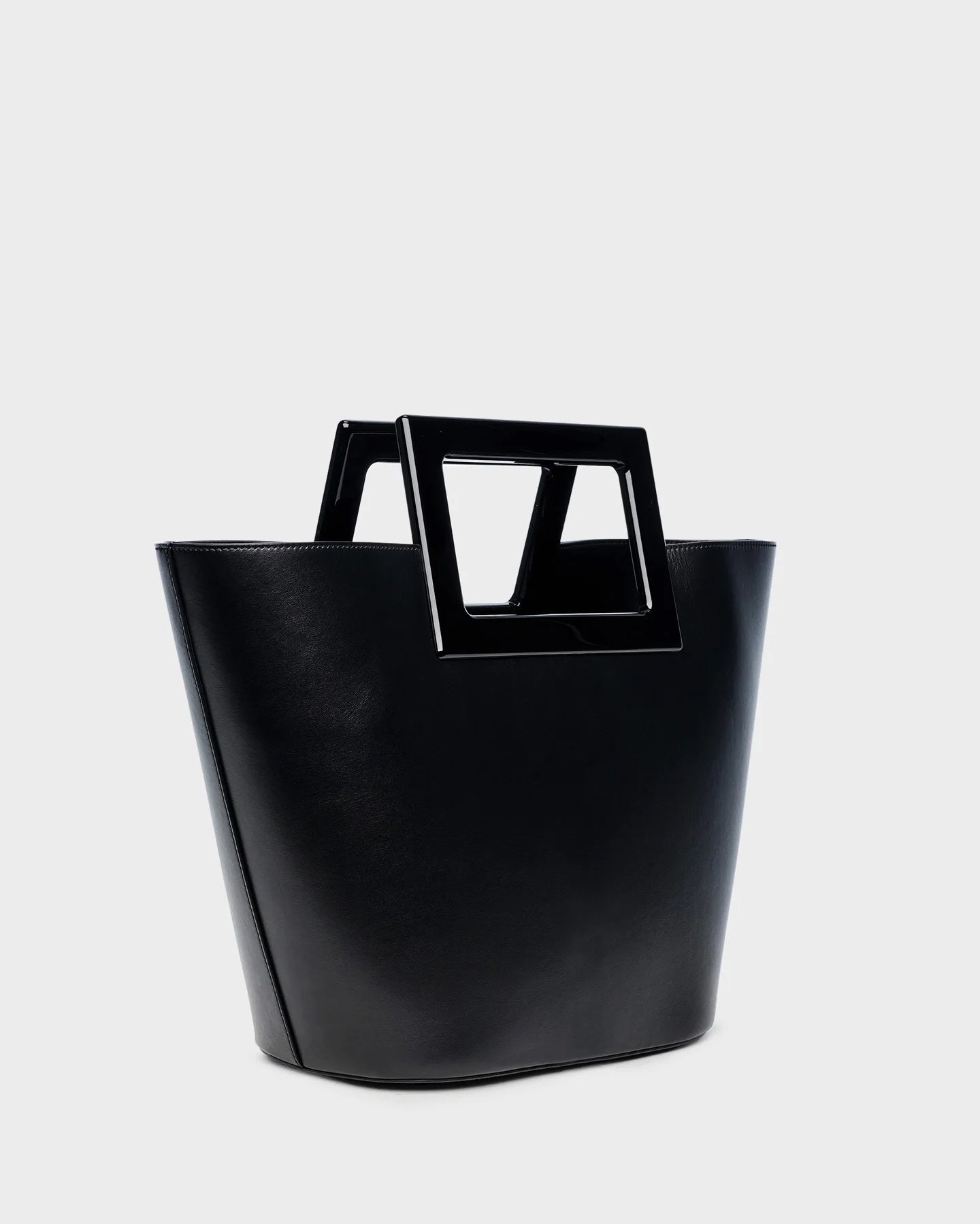 Riviera In Black Leather three quarters view