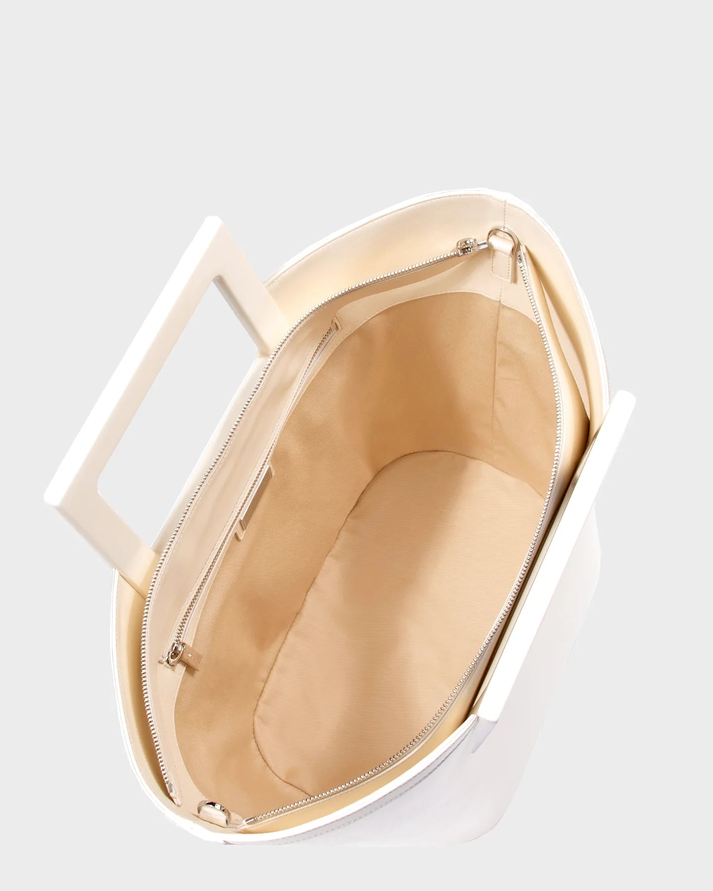 Riviera In Cream Leather top view