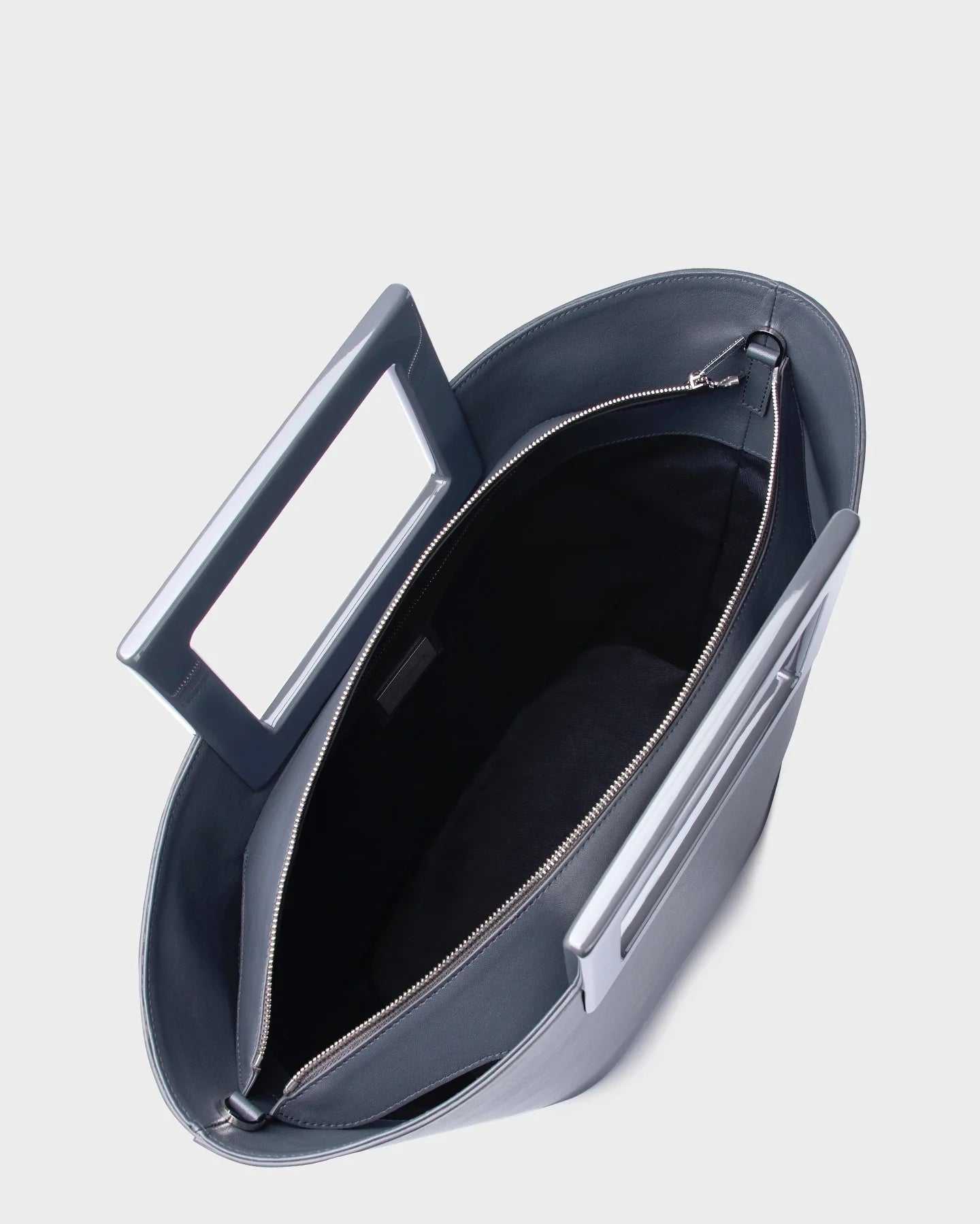 Riviera In Grey Leather top view