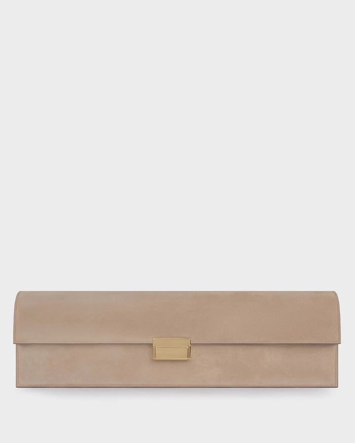 Skyler In Beige Suede straight view