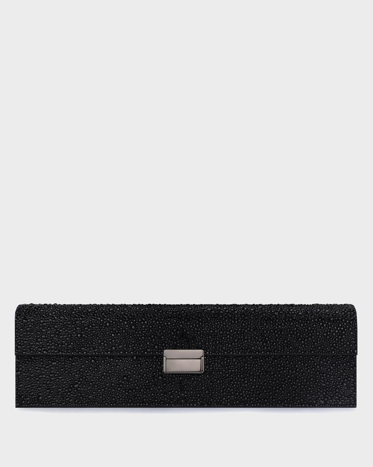 SKYLER IN ENCRUSTED BLACK CRYSTAL