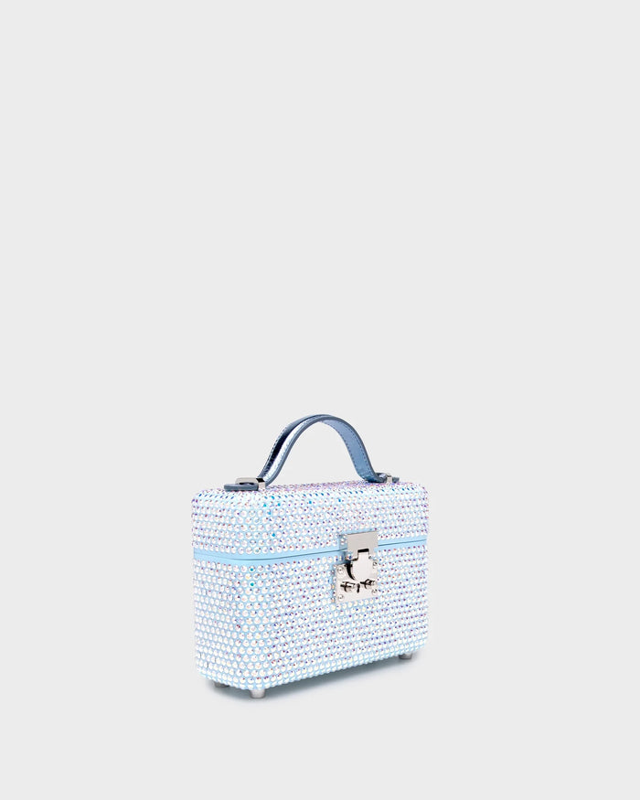 Venyx In Iridescent Crystal And Baby Blue three quarters view