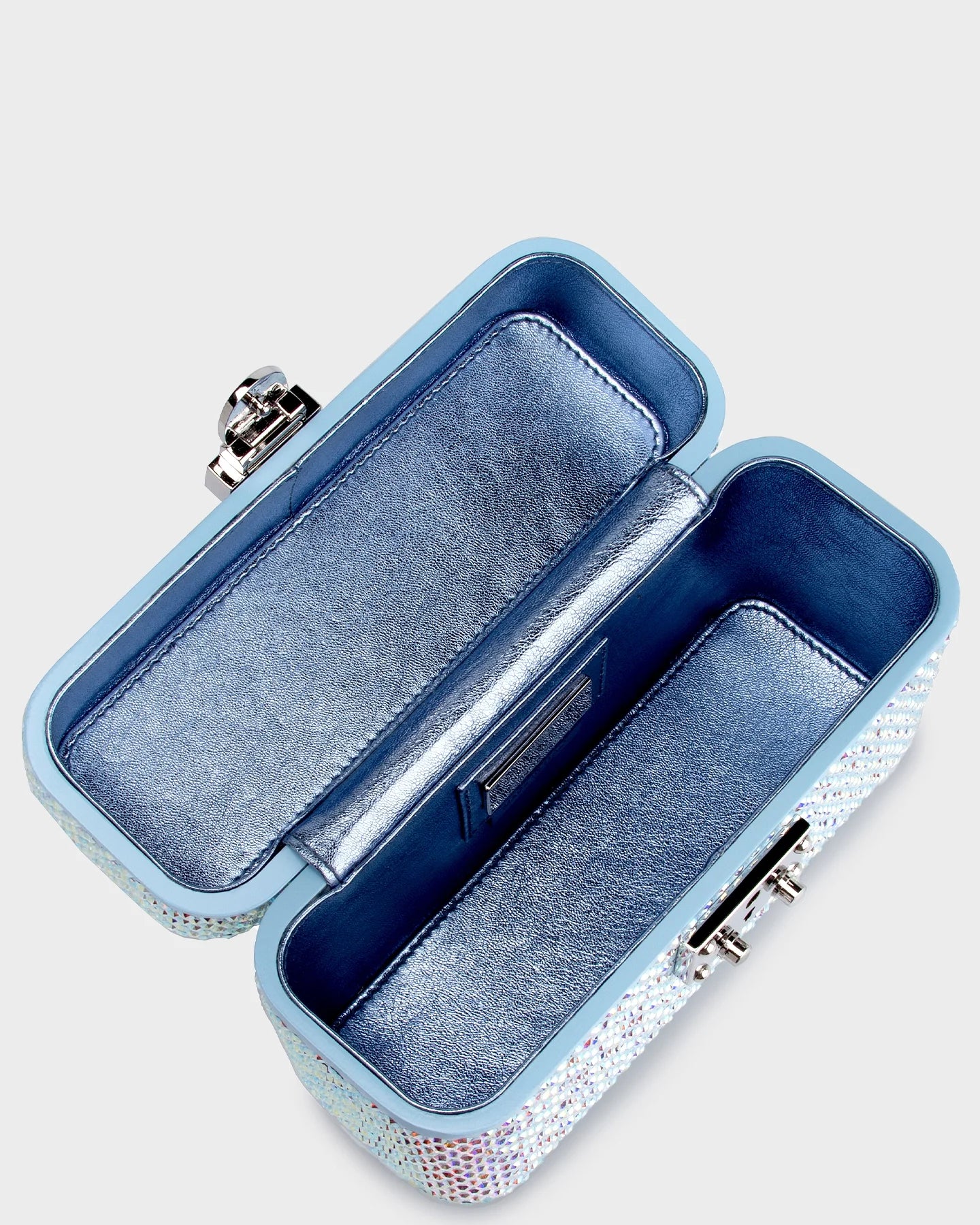 Venyx In Iridescent Crystal And Baby Blue top view