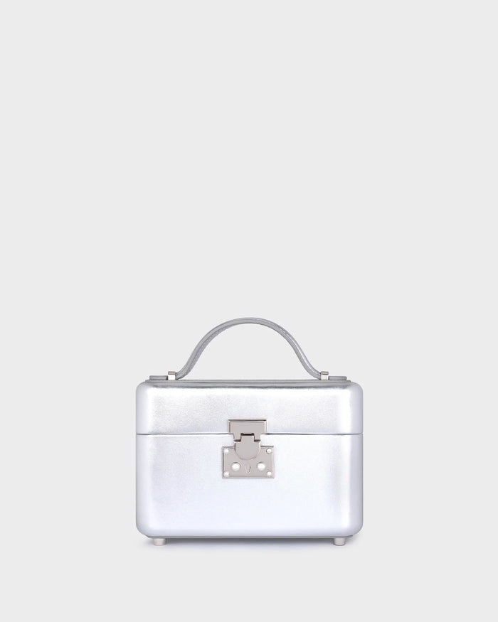 VENYX IN SILVER METALLIC LEATHER
